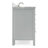 Cambridge 49'' Single Bathroom Vanity with Carrara Marble Top-1033433601-990869735