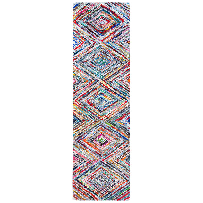 Anaheim Hand Tufted Performance Geometric Rug, Runner 2'3" x 9'