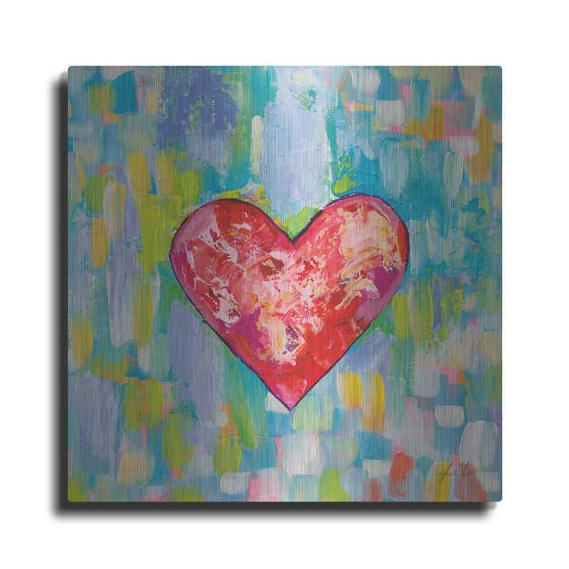 Art mural en métal «True Love» par Jeanette Vertentes, Red Barrel Studio®, H 36 po x l 36 po