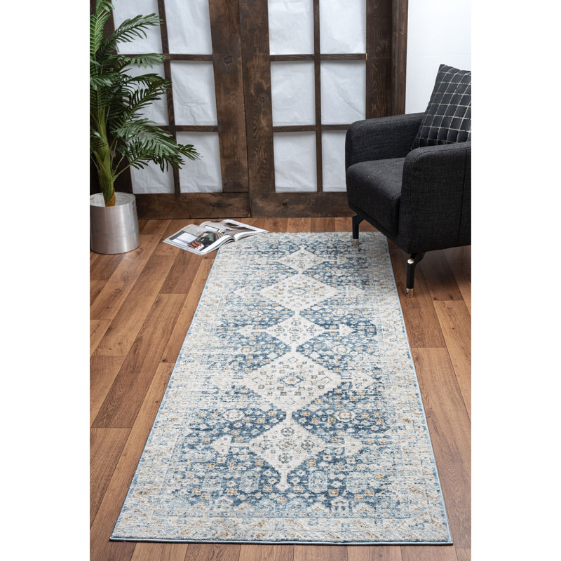 Area Rug, Rectangle 2' x 3', Navy