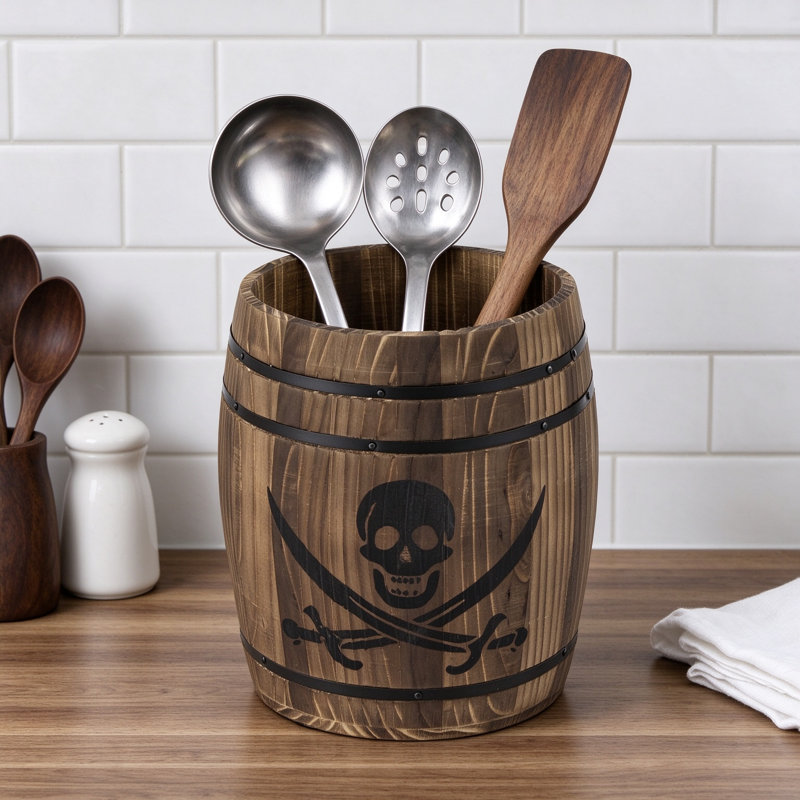 Pot à ustensiles Pirate Rum Cask