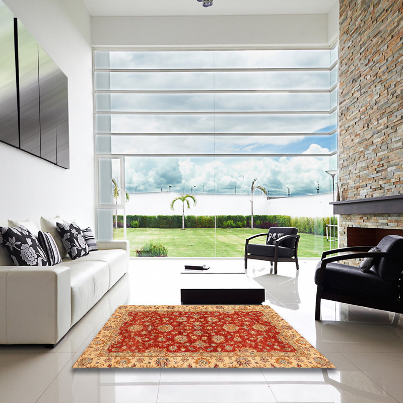 Tapis abstrait moderne 2864, Carré 8 pi