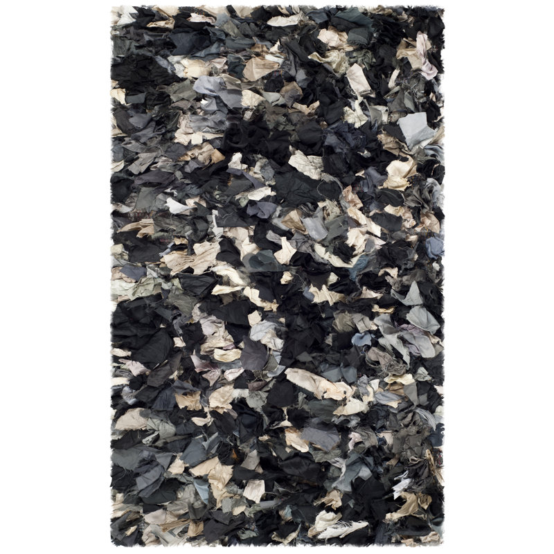 Godsey Shag Hand Woven Performance Rug, Rectangle 2'6" x 4'