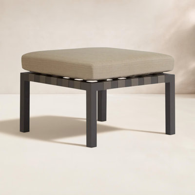 Jibe Upholstered Outdoor Ottoman with Cushion