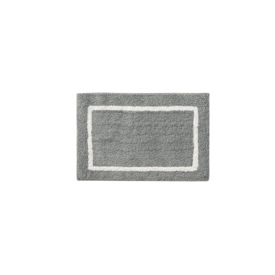 Tapis pour salle de bain réversible en microfibre Tomohiko