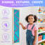 Cadre mural Sequin Sensory - panneau sensoriel en tissu Sequin 39 po x 12 po pour enfants - Tableau à paillettes réversible mural avec plusieurs options de couleurs pour la salle sensorielle, la thérapie et la maison-1110500803