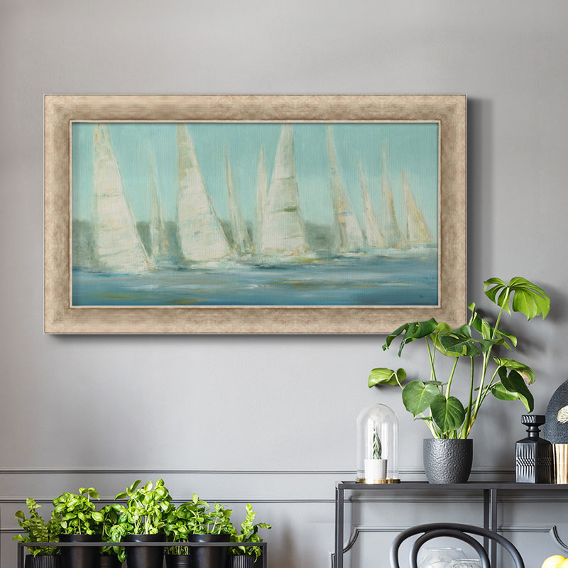 Summer Sails - Reproduction de photo sur toile simple, H 21 po x l 37 po x P 2,5 po