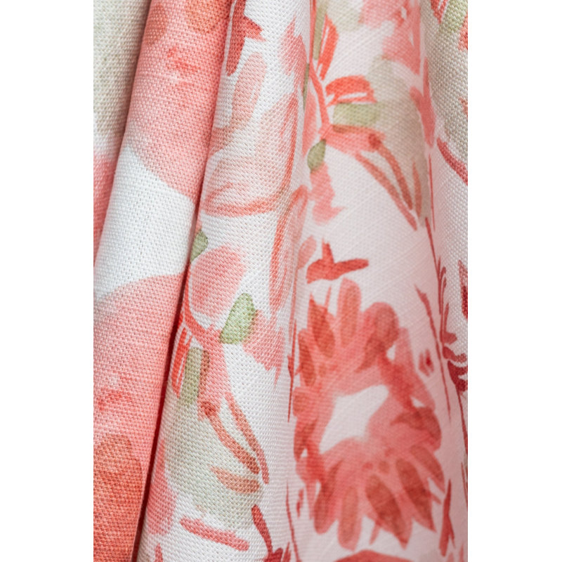 Wildflowers I Small Repeat Luxury Throw Pillow, Strawberry Floral, 22"H x 22"W
