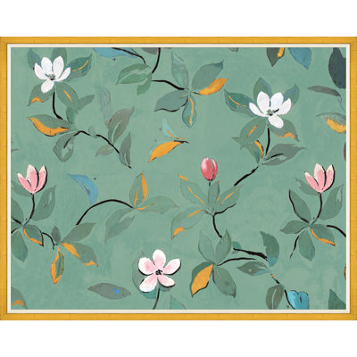 Green Magnolias Print by Paule Marrot
