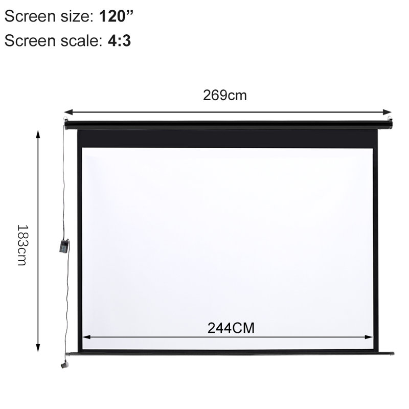 Metro Lane Electric Projector Screen Projector Screen