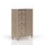Commode 5 tiroirs finition sable