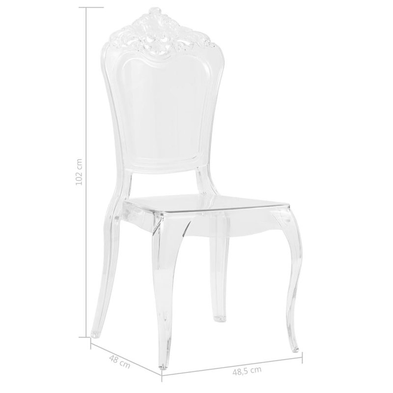 Drancy Patio Dining Side Chair, White