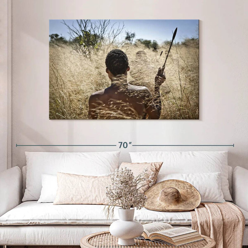 Senne, chasseur africain, H 32 po x l 48 po