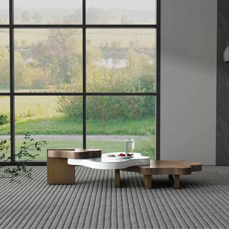 Ensemble de tables basses 62 po Modern Luxury