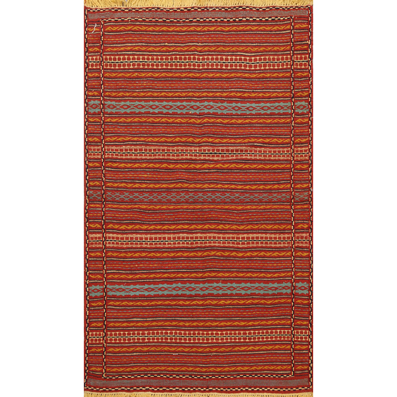 Tapis rayé kilim 3 x 5