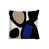 Bleu marine / Blanc cassé
