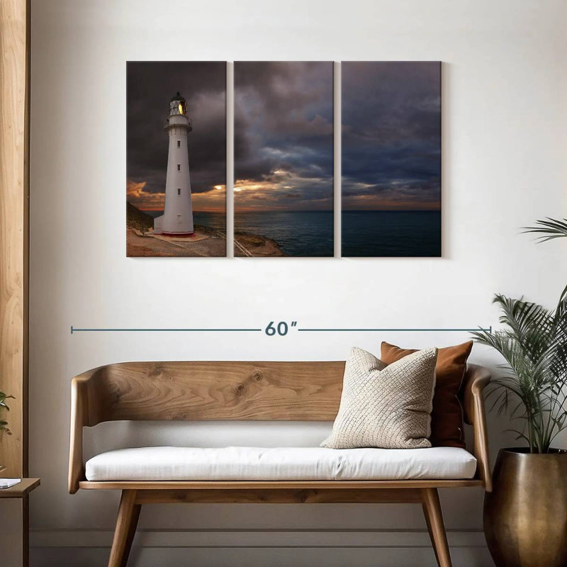 Phare d'Aletra Castle Point, H 28 po x l 45 po