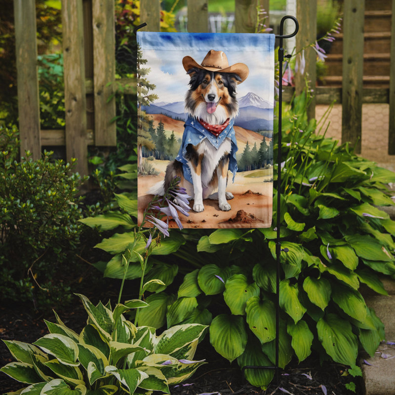 Drapeau Cowboy Welcome Garden, Colley
