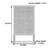 Solid Wood and Rattan Partition with Storage Shelf-105353943