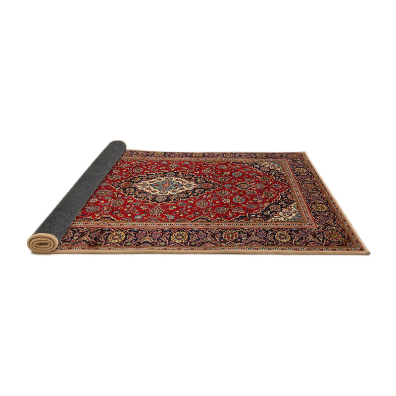 Tapis oriental beige / rouge / orange Anil, Carré 6 pi