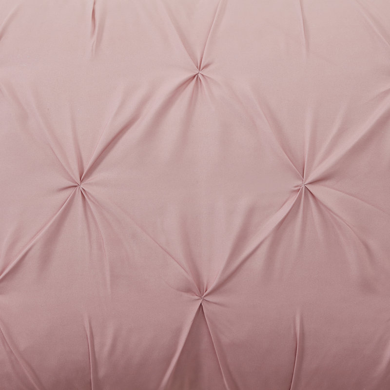 Loralie Ombre Bed In a Bag Comforter Set, Full/Double Comforter + 2 Standard Shams, Pink