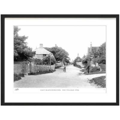 East Blatchington, The Village 1906 by Francis Frith - Single Picture Frame Print