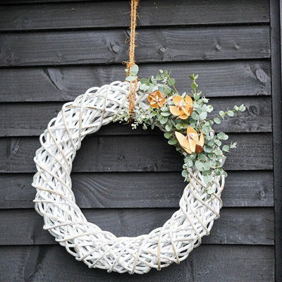 Natural Rattan Hand Finished Wreath