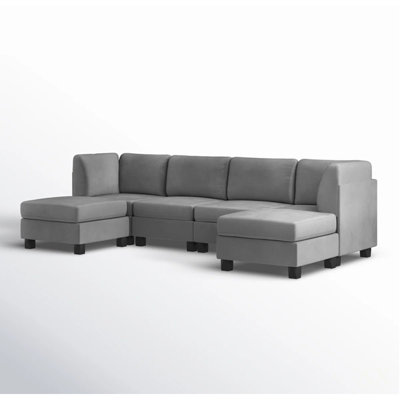Polyester Upholstered Modular Sectional