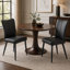Chaises de salle à manger rembourrées en similicuir H 18,3 po Keasya-677641203-678272397