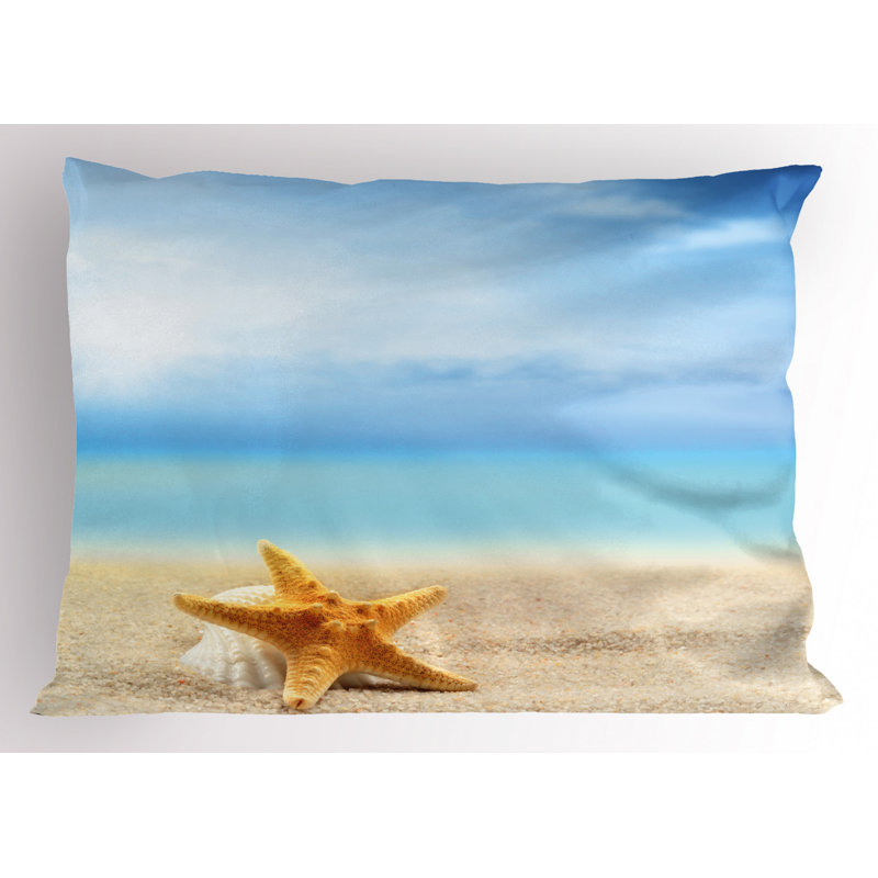 Starfish Polyester Sham Set, Twin