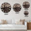Gold Cliff In The Fog - horloge murale moderne-60327353