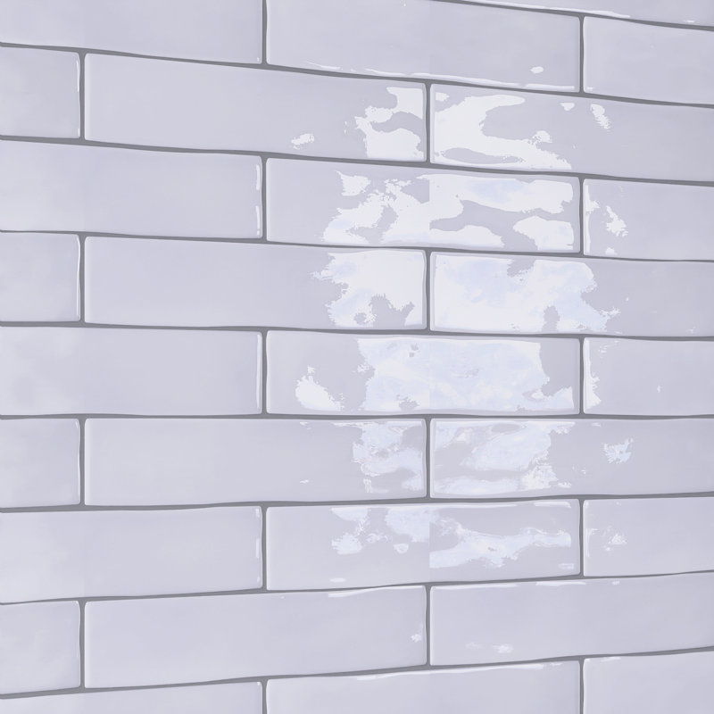 Kezma 3 in. x 12 in. Ceramic Subway Wall Tile, White