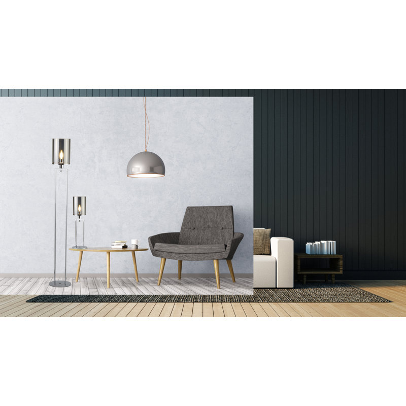 Cheung 144cm Chrome Novelty Floor Lamp