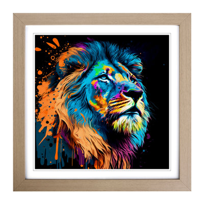 Lion - Framed Print