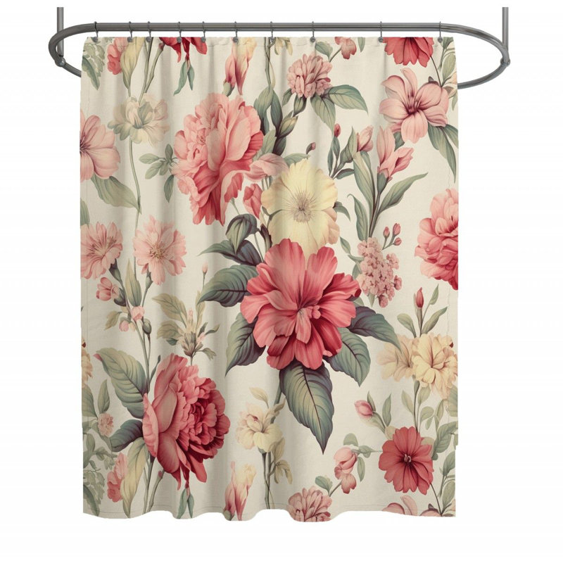 Rideau de douche Garden, H 73 po x l 70 po