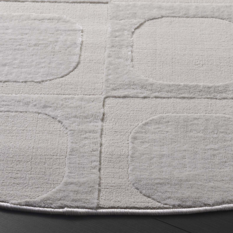 Izazul 100 Performance Geometric Rug, Round 6'3"