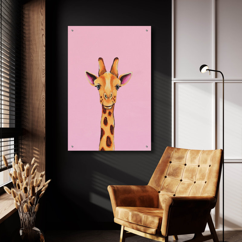 «Baby Giraffe» par Lucia Stewart, H 36 po x l 24 po