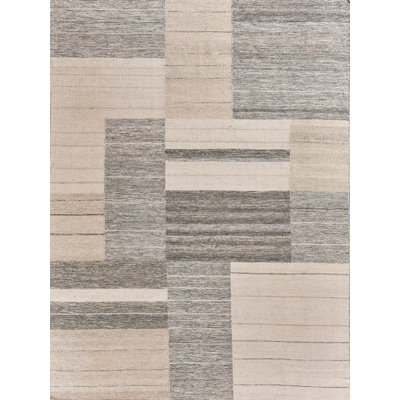 Scandinavian Wool Geometric Indoor Rug