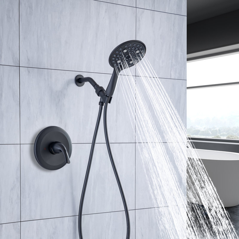 Rainlex Shower Only Faucet with Rough-in Valve Rainlex, Brushed Gold