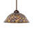 12" Wide Tiffany Fishscale Pendant