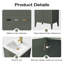 Ensemble de meuble-lavabo sur pied lavabo simple 24 po avec plateau en céramique blanche-105208969-119711649-105208973