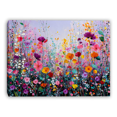 Spring Radiance Field Wrapped Canvas Wall Art
