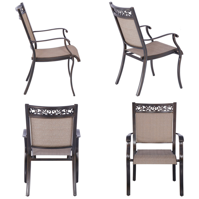 Chaise de patio avec accoudoirs Artemus