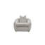 Chaise d'appoint avec coussin Carstens - Plage Mendocino
