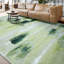 Tapis gris clair et vert noué à la main de haute qualité-103465910