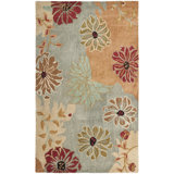 Jakahri Hand Tufted Wool Floral Rug
