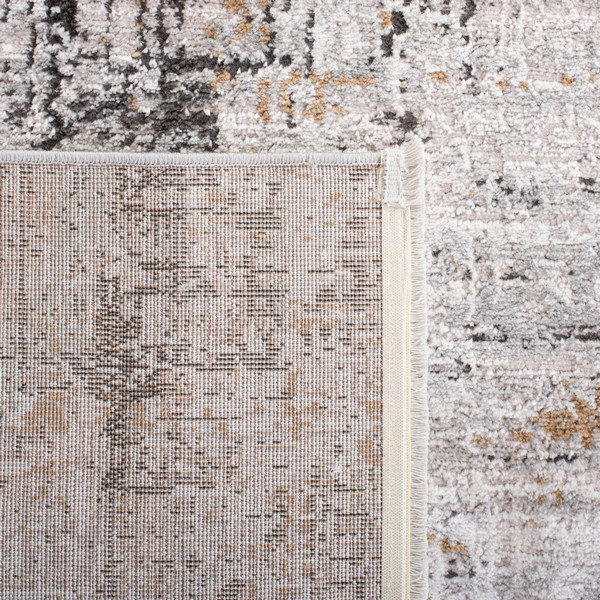 Looped/Hooked Grey Rug