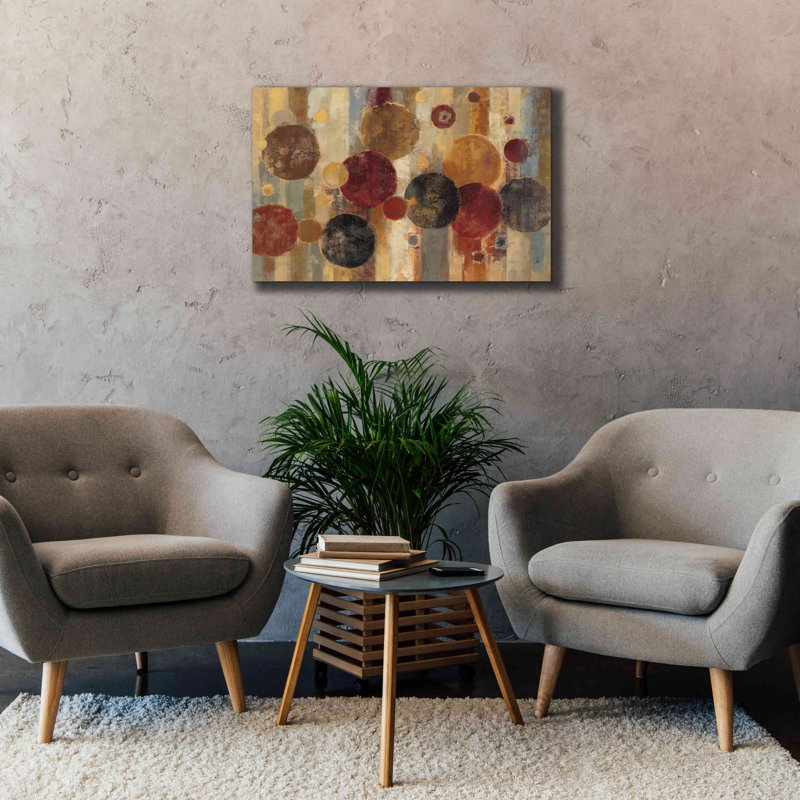 «Pendule» par Silvia Vassileva, art mural sur toile, H 26 po x l 40 po x P 1,5 po