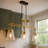 Strasburg  33'' W 3-Light Dimmable Linear Glam Kitchen Island Pendant