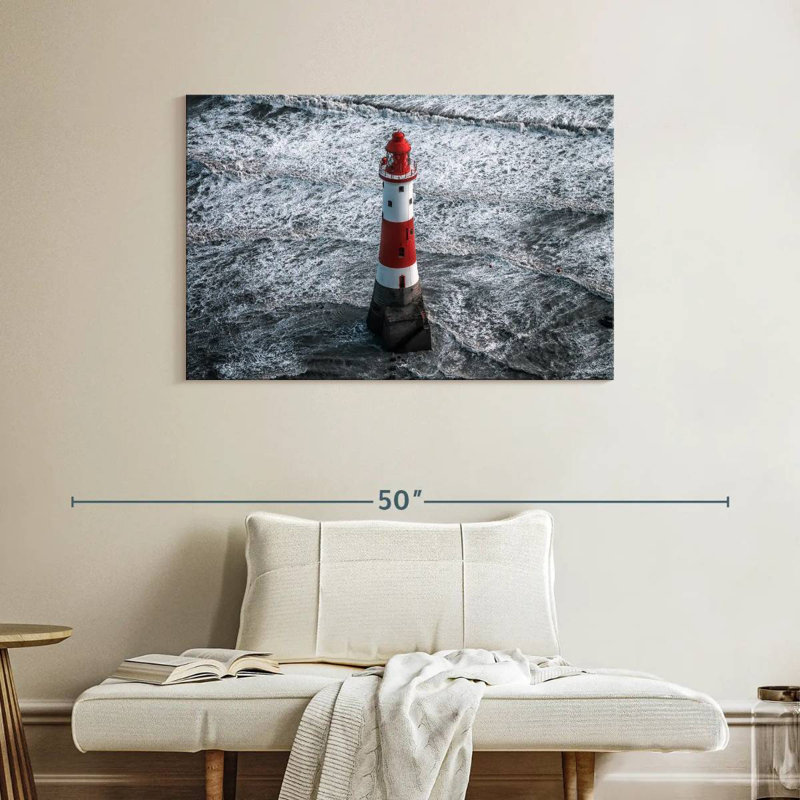 Lilie Beachy Head lighthouse, 26" H x 39" W